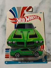 Hot Wheels American Steel Muscle 6/8 1970 Pontiac GTO Judge