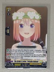 The Bride's Letter, Yotsuba Nakano (EXC) DZ-BT02/EX23EN - Cardfight Vanguard Illusionless Strife