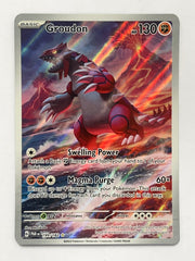 Groudon Full Art Holo 199/182 - Pokemon Scarlet & Violet Paradox Rift
