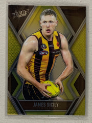 L107 James Sicily - Hawthorn - Luminous Base - 2025 AFL Footy Stars