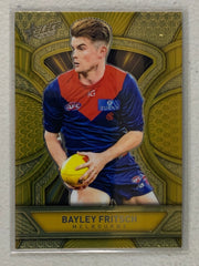 LDG122 Bayley Fritsch #169/399 - Melbourne - Luminous Dragon Scale Refractor Gold - 2025 AFL Footy Stars