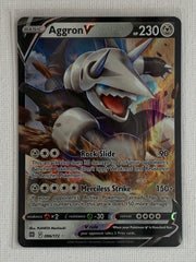 Aggron V Holo 069/172 - Pokemon Sword & Shield Brilliant Stars