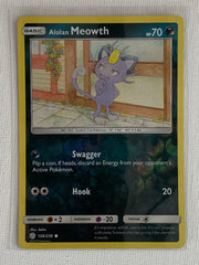 Alolan Meowth Reverse Holo 128/236 - Pokemon Sun & Moon Cosmic Eclipse