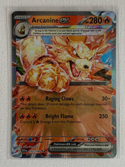 Arcanine ex Holo 032/198 - Pokemon Scarlet & Violet