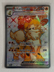 Arcanine ex Full Art Holo 224/198 - Pokemon Scarlet & Violet