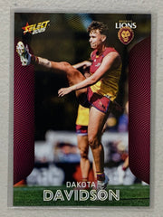 #201 Dakota Davdson - Brisbane Lions - AFLW Commons - 2025 AFL Footy Stars