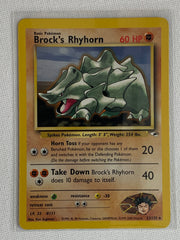 Brock's Rhyhorn 22/132 - Pokemon Gym Heroes