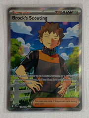Brock's Scouting Holo 179/159 - Pokemon Scarlet & Violet Journey Together