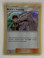 Brock's Training Holo 55/68 - Pokemon Hidden Fates