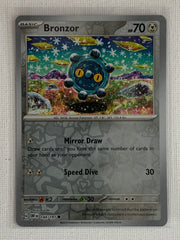 Bronzor Reverse Holo 144/197 - Pokemon Scarlet & Violet Obsidian Flames