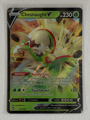 Chesnaught V Holo 015/195 - Pokemon Sword & Shield  Silver Tempest