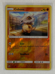Cubone Reverse Holo 52/111 - Pokemon Sun & Moon Crimson Invasion