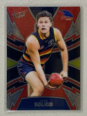 #LT20 Jake Soligo  Numbered 552/599 - Adelaide Crows - Luminous Thunderbolt - 2024 AFL Footy Stars