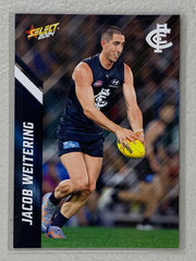 #030 Jacob Weitering - Carlton Blues - AFL Common - 2024 AFL Footy Stars