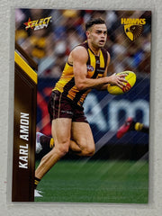 #091 Karl Amon - Hawthorn Hawks - AFL Common - 2024 AFL Footy Stars