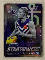 #SP-29 Hayden Young - Fremantle Dockers - AFL Star Powers Silver - 2023 AFL Team Coach