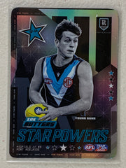 #SP-64 Zak Butters - Port Adelaide Power - AFL Star Powers Silver - 2023 AFL Team Coach
