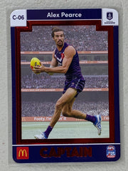 #C-06 Alex Pearce - Fremantle Dockers - AFL Captains Red - 2023 AFL Team Coach