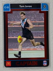 #C-13 Tom Jonas - Port Adelaide Power - AFL Captains Red - 2023 AFL Team Coach