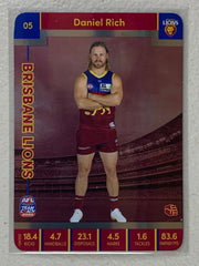 #05 Daniel Rich - Brisbane Lions - AFL Silver - 2023 AFL Team Coach