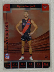 #14 Dyson Heppell - Essendon Bombers - AFL Silver - 2023 AFL Team Coach