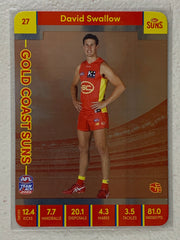 #27 David Swallow - Gold Coast Suns - AFL Silver - 2023 AFL Team Coach