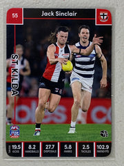 #55 Jack Sinclair - St Kilda Saints - AFL Common - 2023 AFL Team Coach