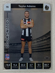 #79 Taylor Adams - Collingwood Magpies - AFL Silver - 2023 AFL Team Coach