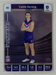 #92 Caleb Serong - Fremantle Dockers - AFL Silver - 2023 AFL Team Coach