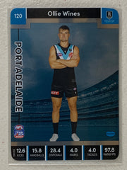#120 Ollie Wines - Port Adelaide Power - AFL Silver - 2023 AFL Team Coach