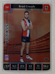 #126 Brad Crouch - St Kilda Saints - AFL Silver - 2023 AFL Team Coach