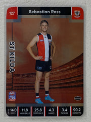 #127 Sebastian Ross - St Kilda Saints - AFL Silver - 2023 AFL Team Coach