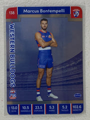 #138 Marcus Bontempelli - Western Bulldogs - AFL Silver - 2023 AFL Team Coach
