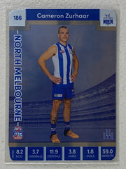 #186 Cameron Zurhaar - North Melbourne Kangaroos - AFL Silver - 2023 AFL Team Coach