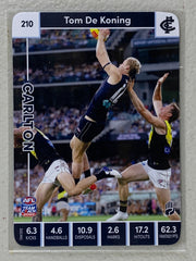 #210 Tom De Koning - Carlton Blues - AFL Common - 2023 AFL Team Coach