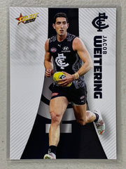 #030 Jacob Weitering - Carlton Blues - AFL Common - 2022 AFL Footy Stars