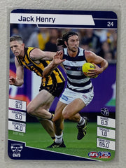 #24 Jack Henry - Geelong Cats - AFL Common - 2022 AFL Team Coach