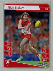 #55 Nick Blakey - Sydney Swans - AFL Common - 2022 AFL Team Coach