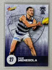 #066 Sam Menegola - Geelong Cats - AFL Common - 2021 AFL Footy Stars