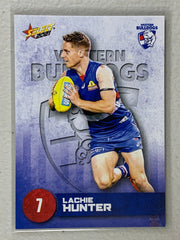 #175 Lachie Hunter - Western Bulldogs - AFL Common - 2021 AFL Footy Stars