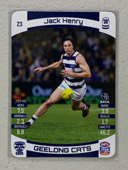#23 Jack Henry - Geelong Cats - AFL Common - 2021 AFL Team Coach
