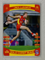 #27 Jack Lukosius - Gold Coast Suns - AFL Common - 2021 AFL Team Coach