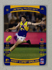 #59 Jeremy McGovern - West Coast Eagles - AFL Common - 2021 AFL Team Coach