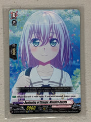 Beginning of Change, Mashiro Kurata (EXC) DZ-BT01/EX05EN - Cardfight Vanguard Fated Clash