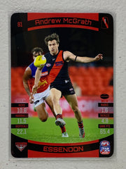#81 Andrew McGrath - Essendon Bombers - AFL Common - 2021 AFL Team Coach