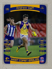 #135 Andrew Gaff - West Coast Eagles - AFL Common - 2021 AFL Team Coach