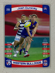#205 Josh Dunkley - Western Bulldogs - AFL Common - 2021 AFL Team Coach