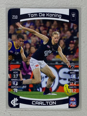 #210 Tom De Koning - Carlton Blues - AFL Common - 2021 AFL Team Coach