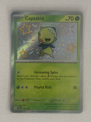 Capsakid Shiny Rare Holo 106/091 - Pokemon Scarlet & Violet Paldean Fates