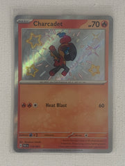 Charcadet Shiny Rare Holo 114/091 - Pokemon Scarlet & Violet Paldean Fates